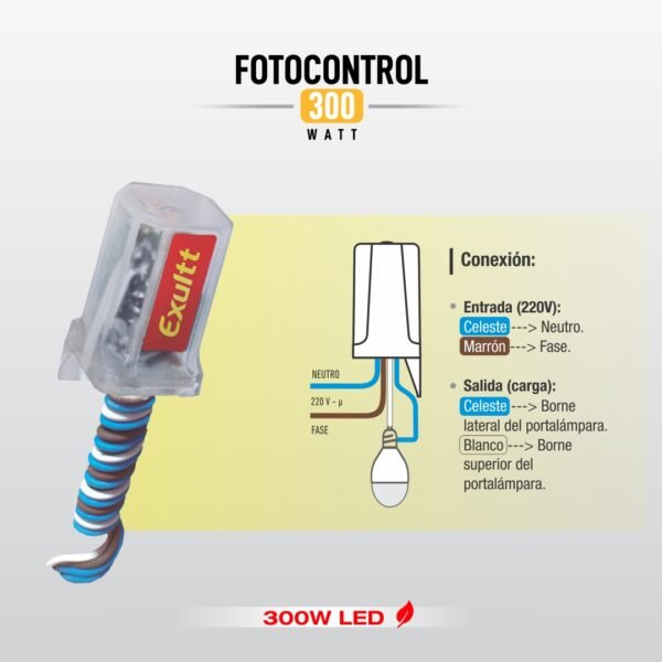 Fotocontrol 300W
